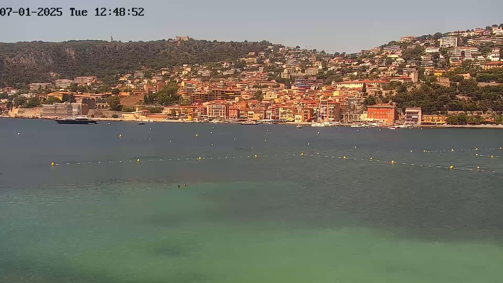 Villefranche-sur-Mer Commune Live Cam - Nice, Alpes-Maritimes, Provence-Alpes-Cote d’Azur, France