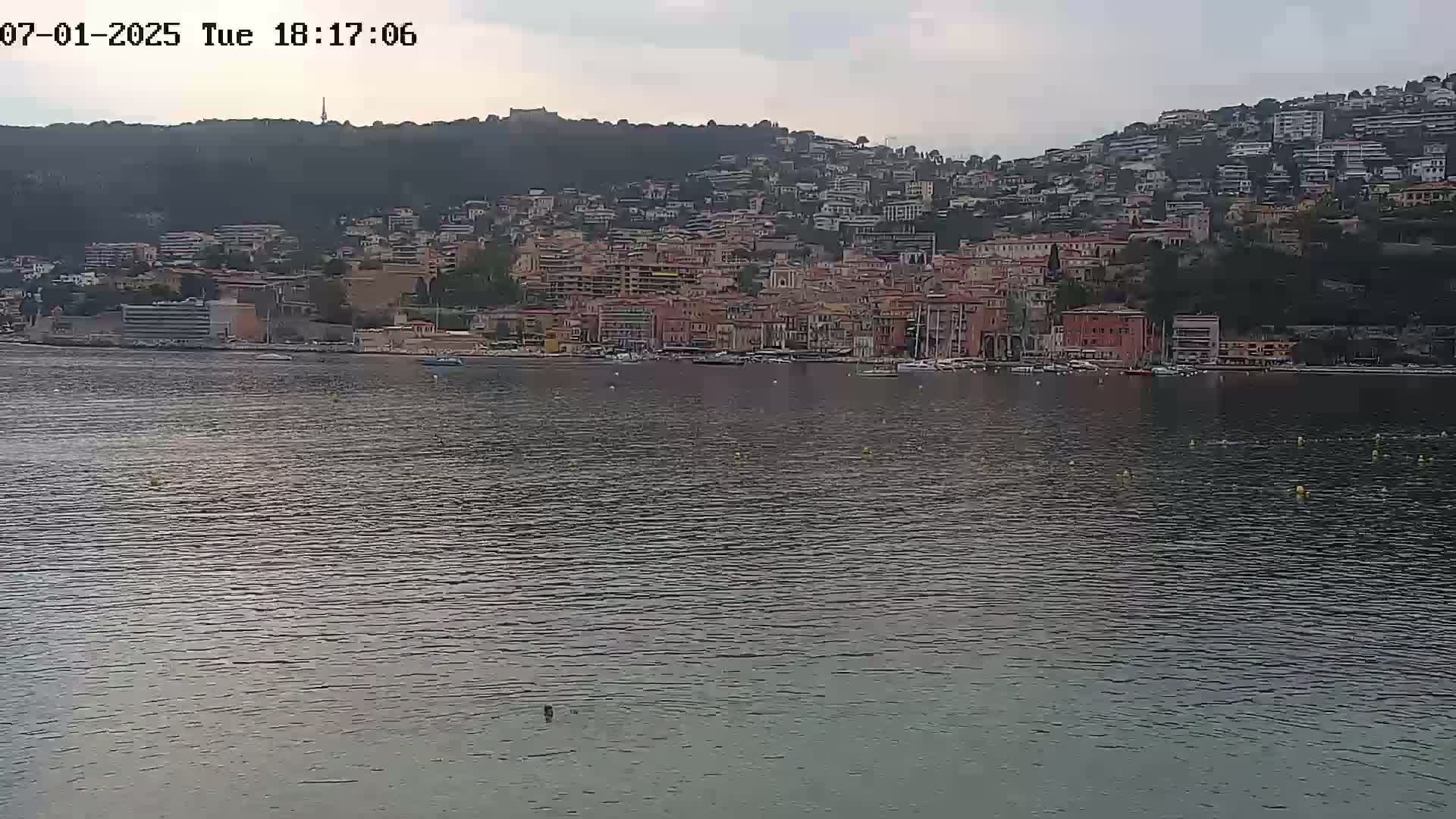 Villefranche-sur-Mer Commune Live Cam - Nice, Alpes-Maritimes, Provence-Alpes-Cote d’Azur, France