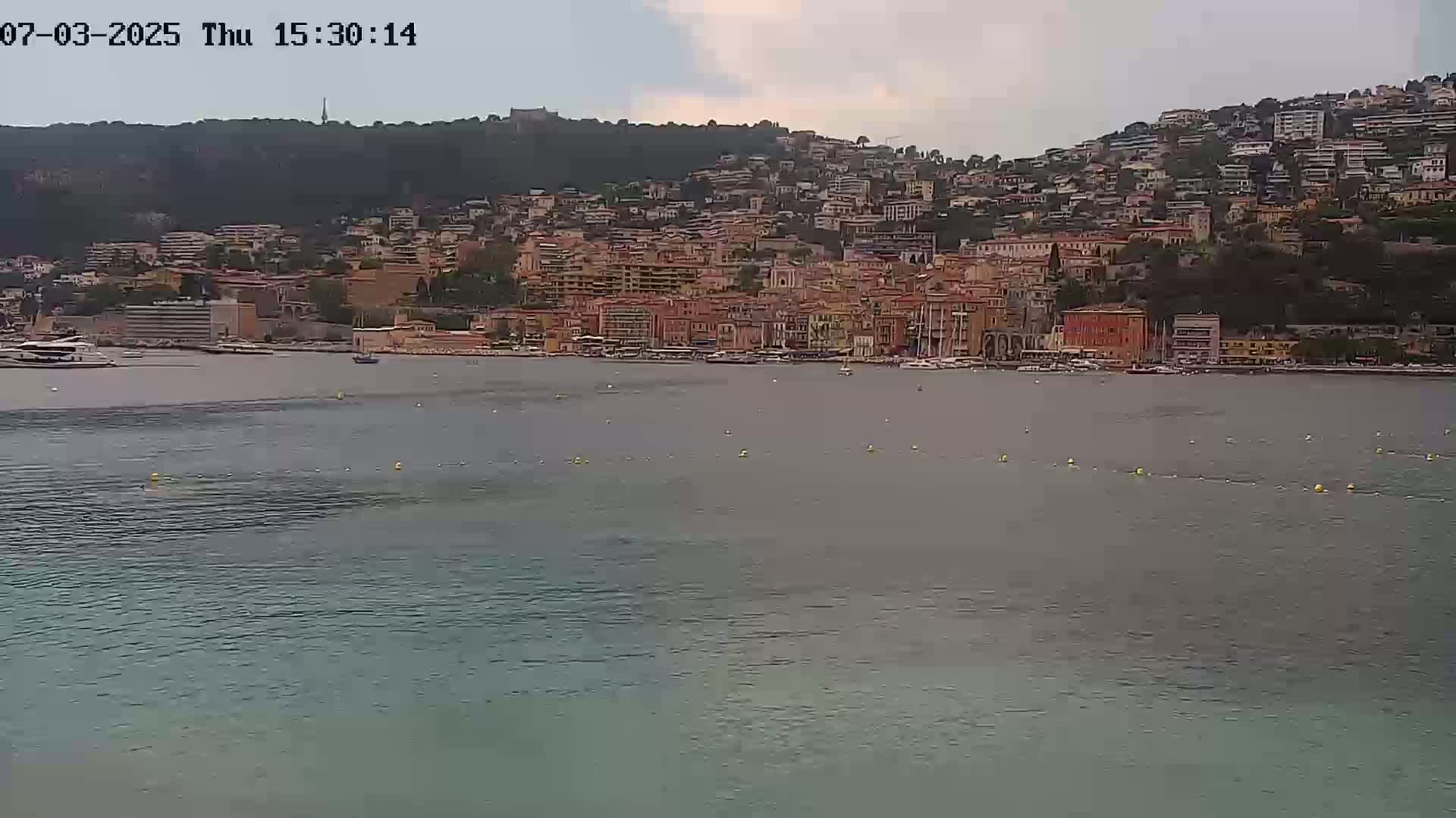 Villefranche-sur-Mer Commune Live Cam - Nice, Alpes-Maritimes, Provence-Alpes-Cote d’Azur, France