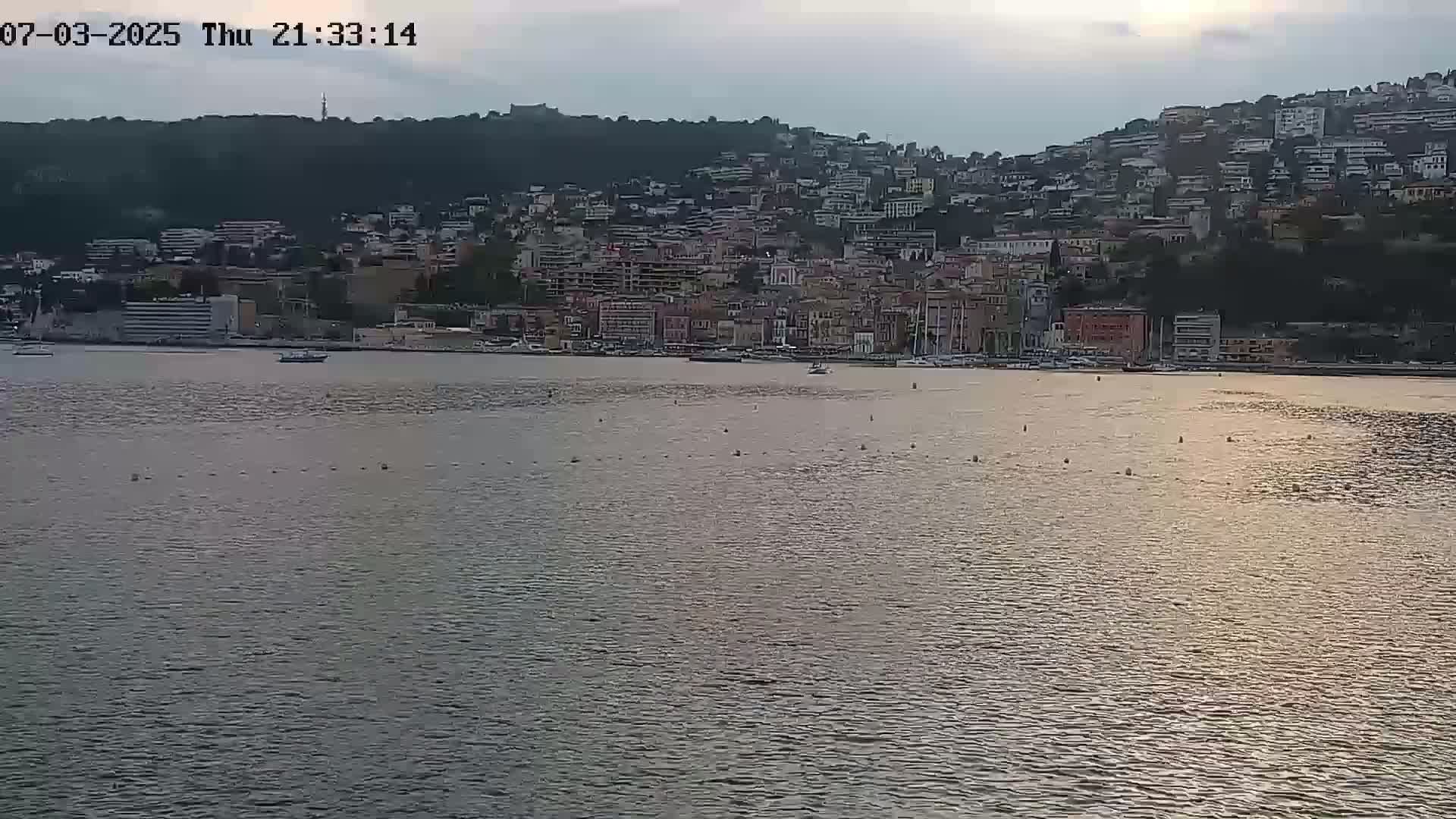 Villefranche-sur-Mer Commune Live Cam - Nice, Alpes-Maritimes, Provence-Alpes-Cote d’Azur, France