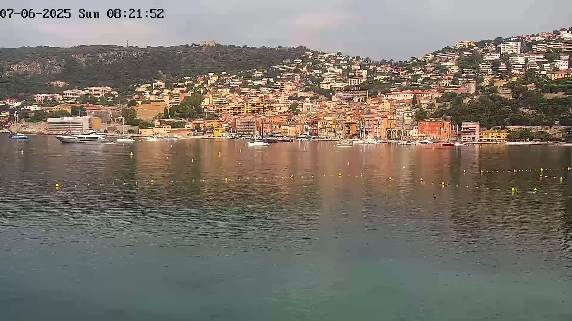 Villefranche-sur-Mer Commune Live Cam - Nice, Alpes-Maritimes, Provence-Alpes-Cote d’Azur, France