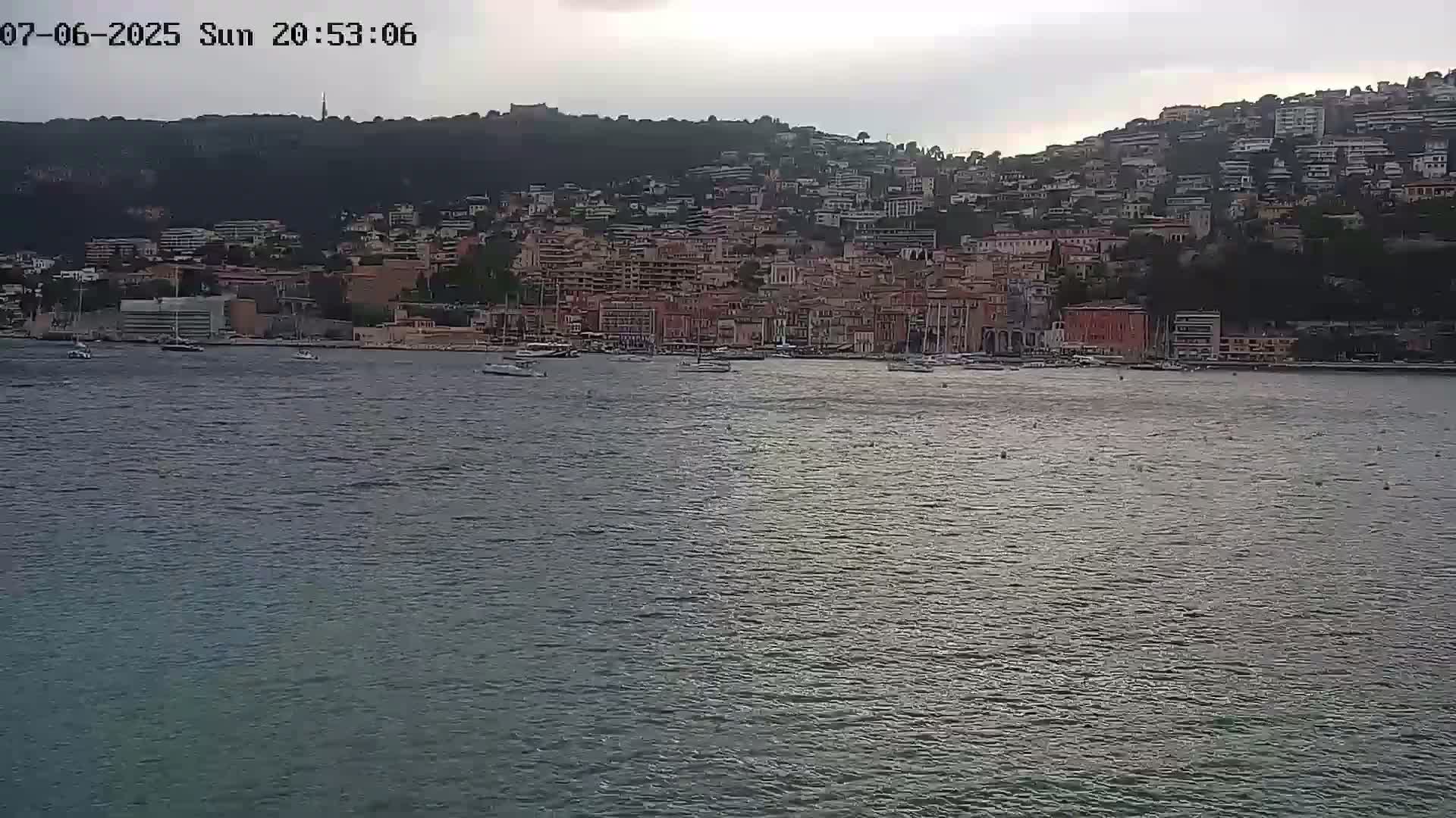 Villefranche-sur-Mer Commune Live Cam - Nice, Alpes-Maritimes, Provence-Alpes-Cote d’Azur, France