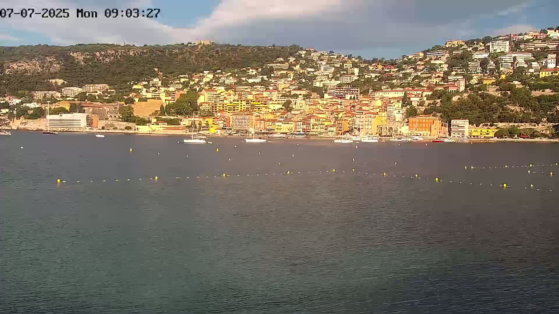 Villefranche-sur-Mer Commune Live Cam - Nice, Alpes-Maritimes, Provence-Alpes-Cote d’Azur, France