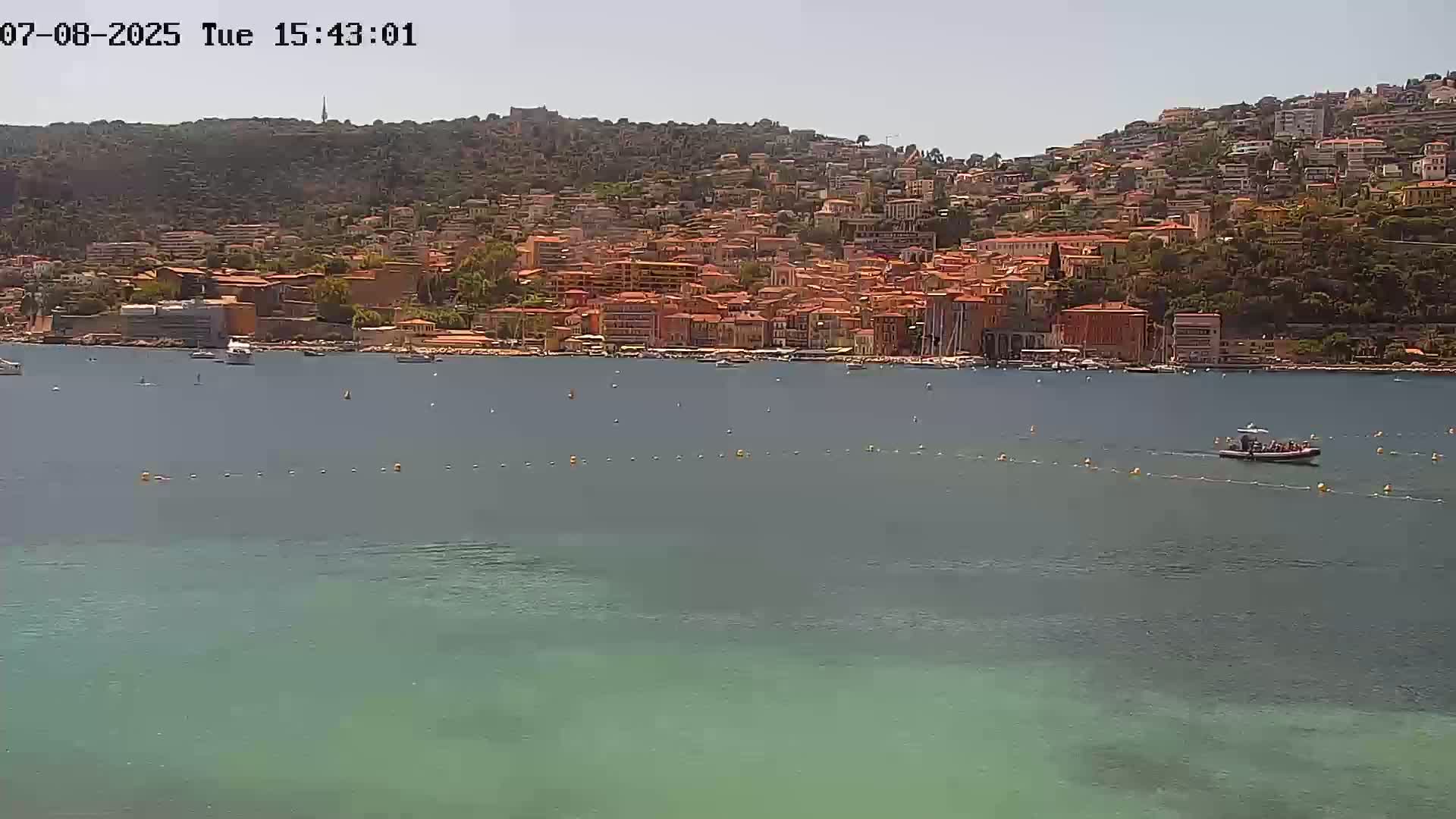 Villefranche-sur-Mer Commune Live Cam - Nice, Alpes-Maritimes, Provence-Alpes-Cote d’Azur, France