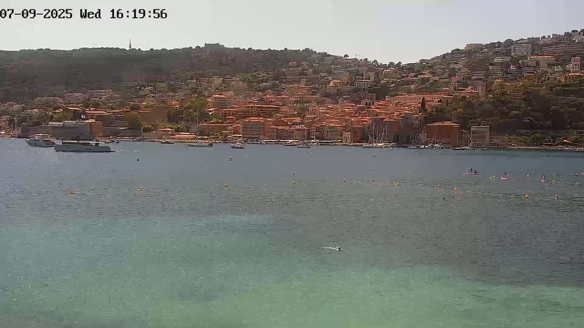Villefranche-sur-Mer Commune Live Cam - Nice, Alpes-Maritimes, Provence-Alpes-Cote d’Azur, France