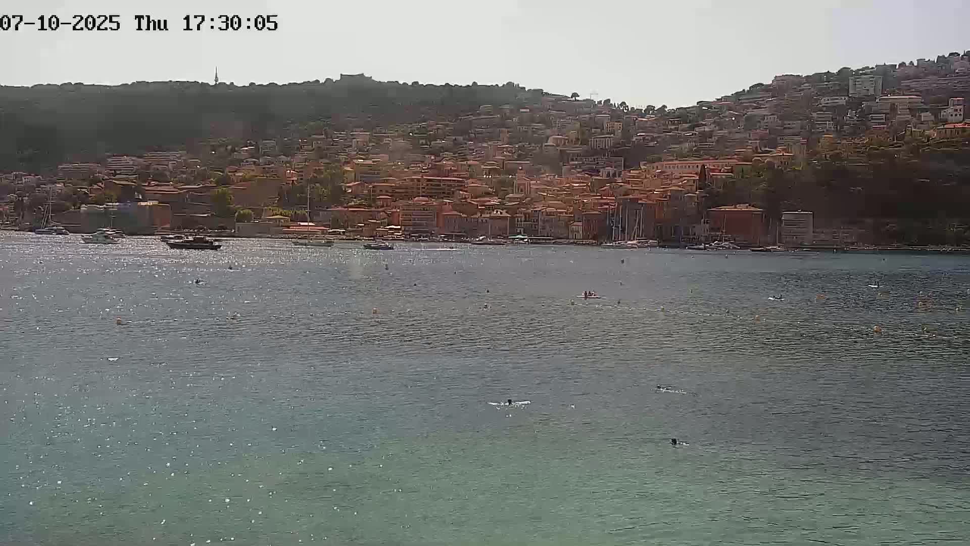 Villefranche-sur-Mer Commune Live Cam - Nice, Alpes-Maritimes, Provence-Alpes-Cote d’Azur, France