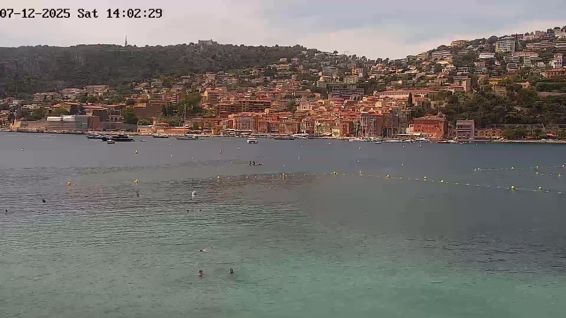 Villefranche-sur-Mer Commune Live Cam - Nice, Alpes-Maritimes, Provence-Alpes-Cote d’Azur, France