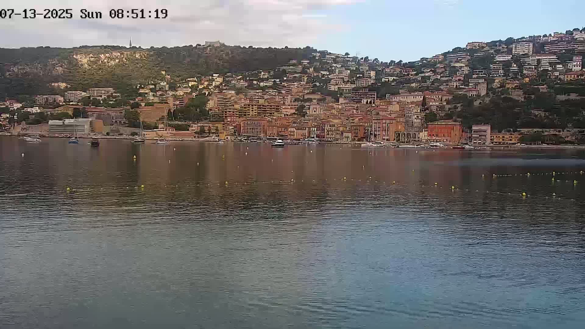 Villefranche-sur-Mer Commune Live Cam - Nice, Alpes-Maritimes, Provence-Alpes-Cote d’Azur, France