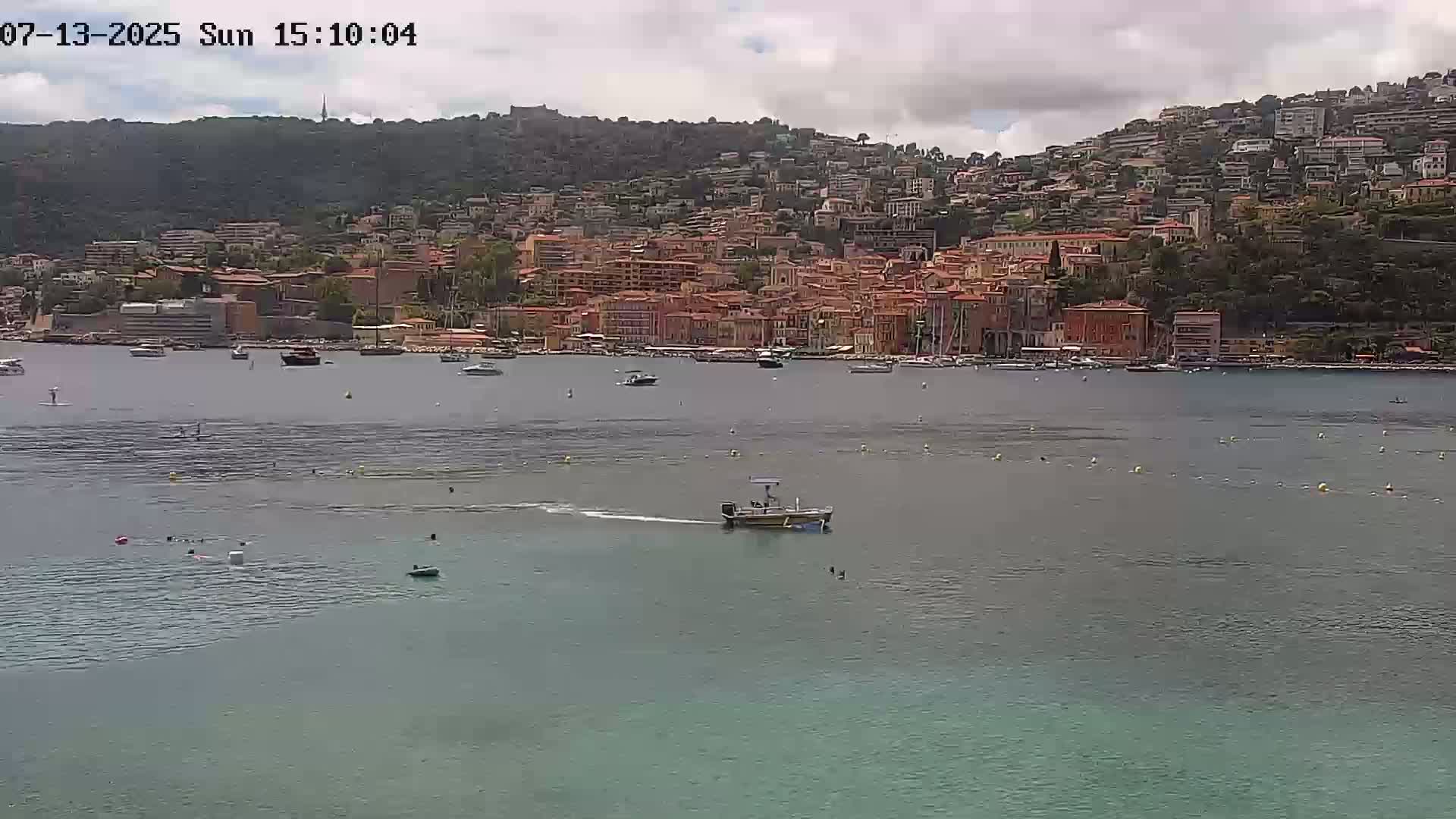 Villefranche-sur-Mer Commune Live Cam - Nice, Alpes-Maritimes, Provence-Alpes-Cote d’Azur, France