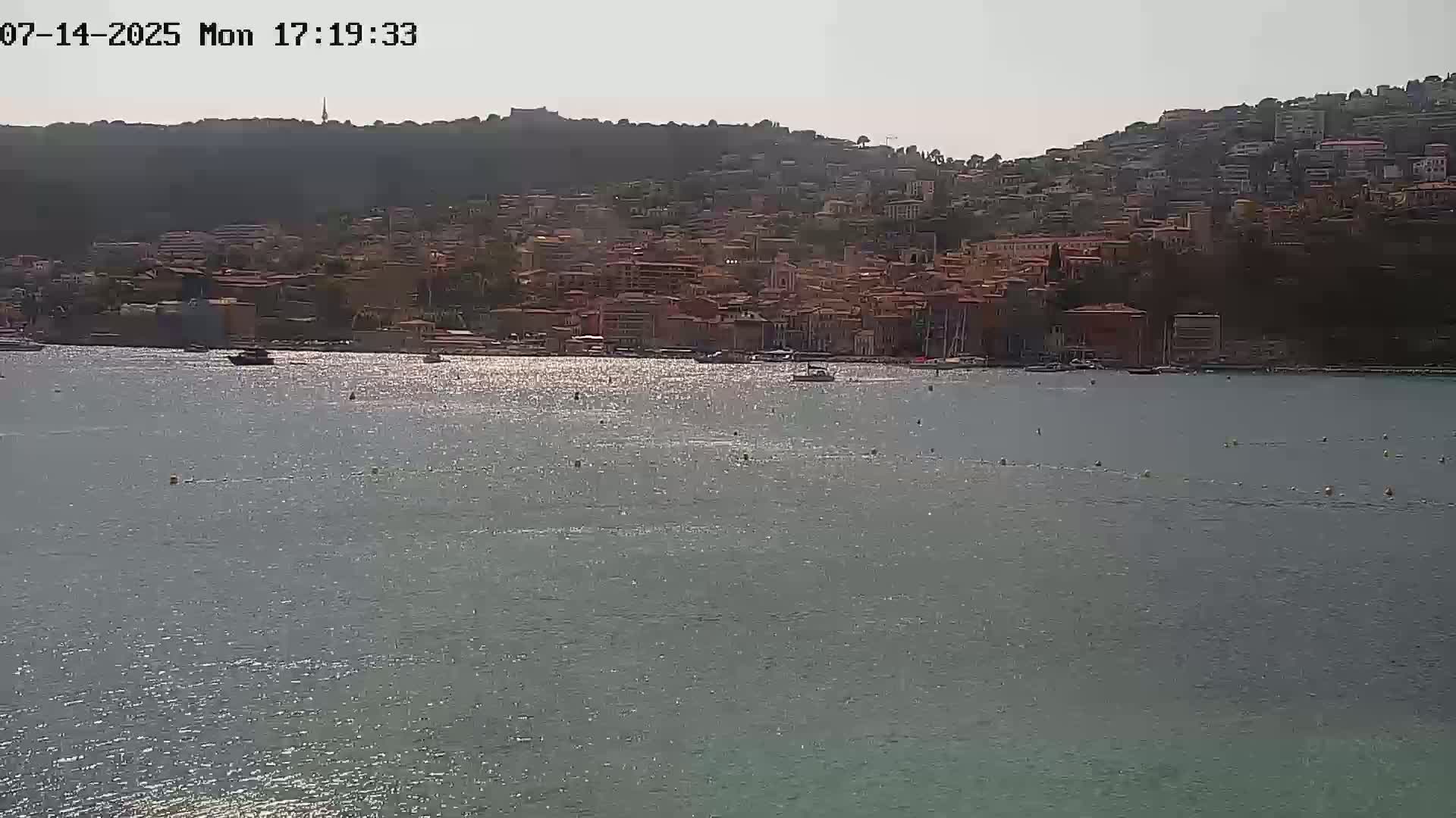 Villefranche-sur-Mer Commune Live Cam - Nice, Alpes-Maritimes, Provence-Alpes-Cote d’Azur, France