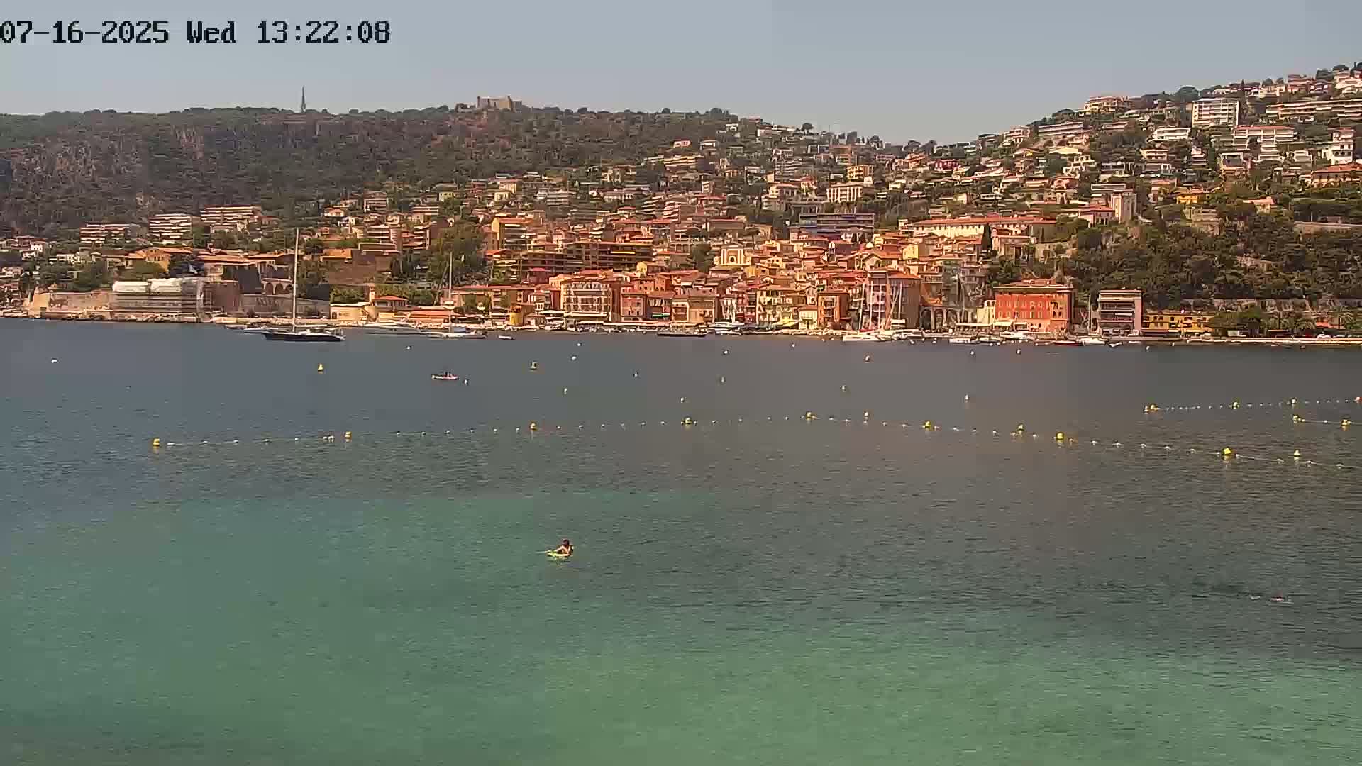 Villefranche-sur-Mer Commune Live Cam - Nice, Alpes-Maritimes, Provence-Alpes-Cote d’Azur, France