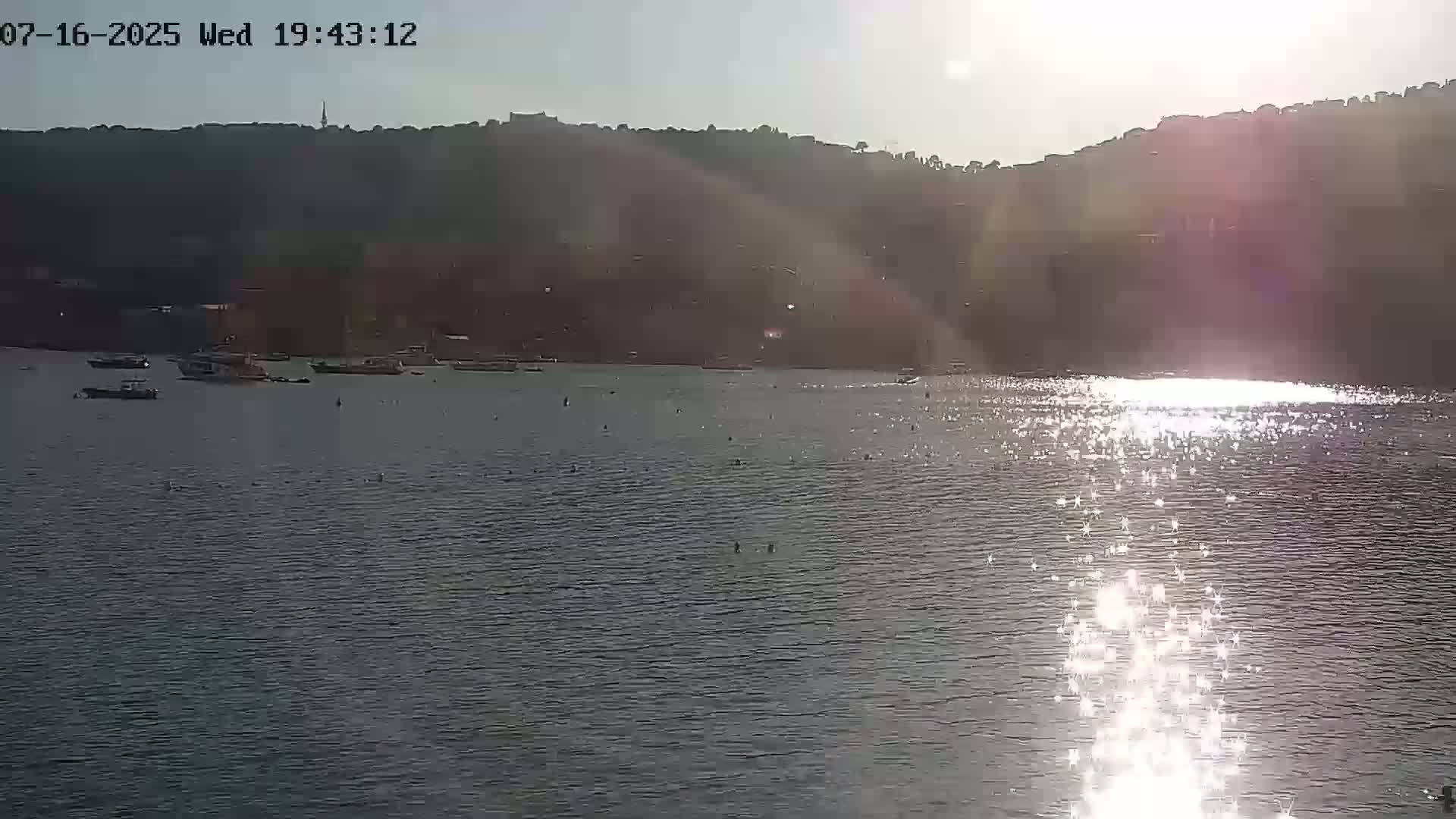 Villefranche-sur-Mer Commune Live Cam - Nice, Alpes-Maritimes, Provence-Alpes-Cote d’Azur, France