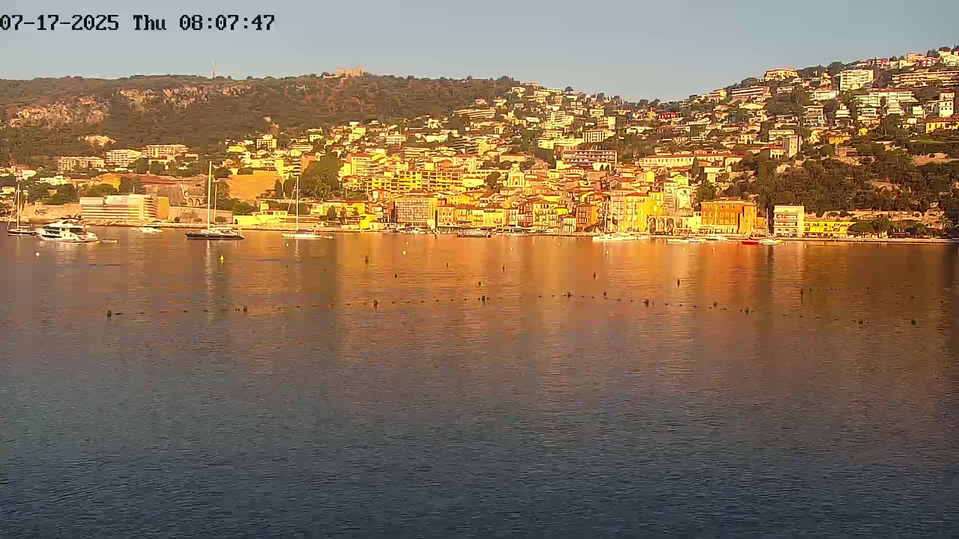 Villefranche-sur-Mer Commune Live Cam - Nice, Alpes-Maritimes, Provence-Alpes-Cote d’Azur, France
