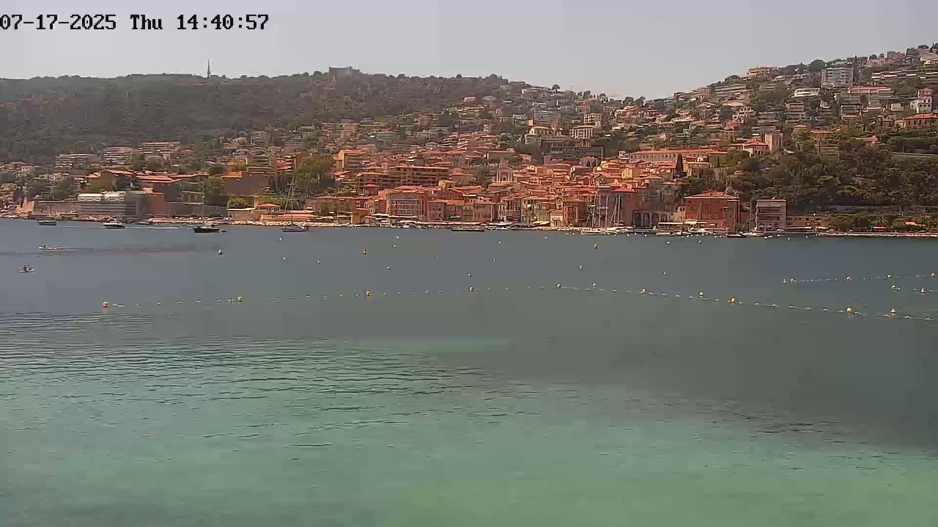 Villefranche-sur-Mer Commune Live Cam - Nice, Alpes-Maritimes, Provence-Alpes-Cote d’Azur, France
