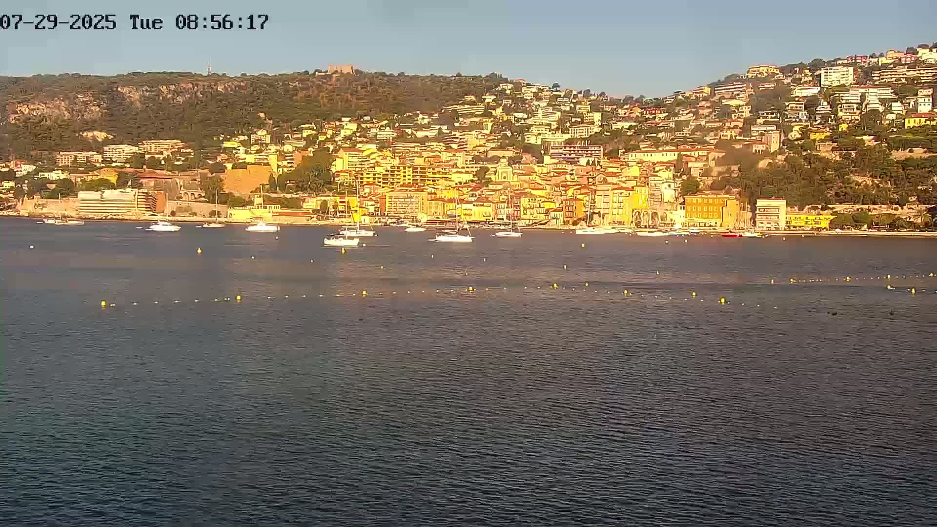 Villefranche-sur-Mer Commune Live Cam - Nice, Alpes-Maritimes, Provence-Alpes-Cote d’Azur, France