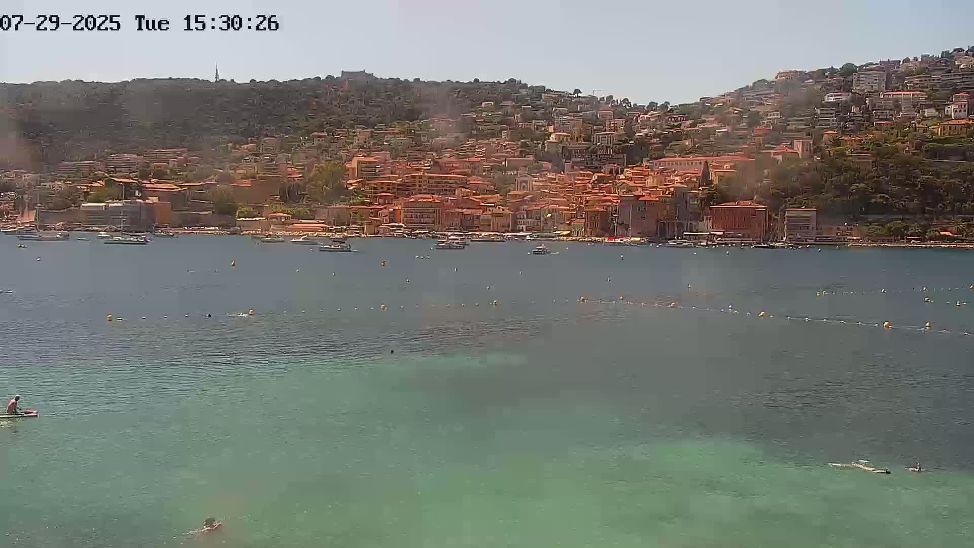 Villefranche-sur-Mer Commune Live Cam - Nice, Alpes-Maritimes, Provence-Alpes-Cote d’Azur, France