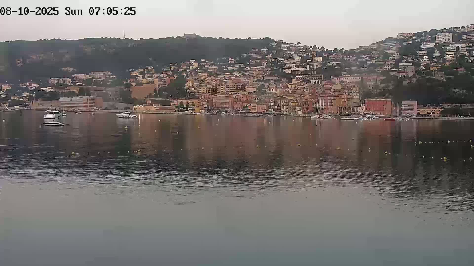 Villefranche-sur-Mer Commune Live Cam - Nice, Alpes-Maritimes, Provence-Alpes-Cote d’Azur, France
