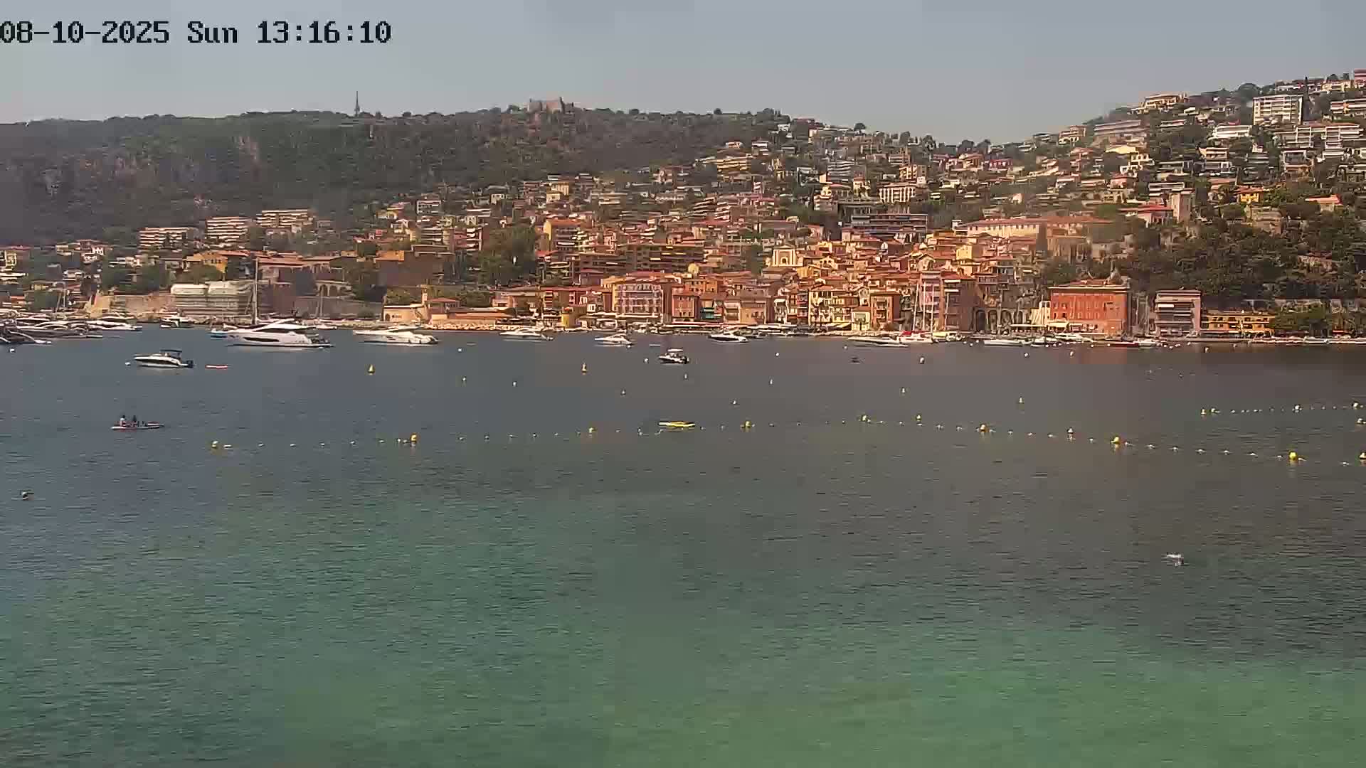 Villefranche-sur-Mer Commune Live Cam - Nice, Alpes-Maritimes, Provence-Alpes-Cote d’Azur, France
