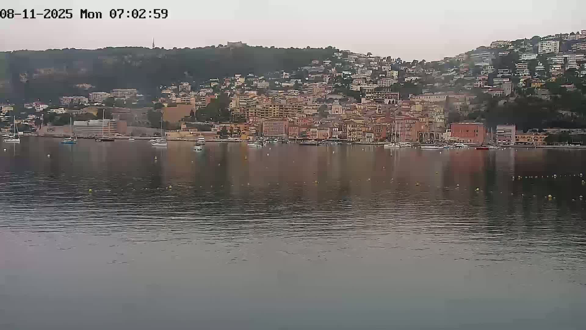 Villefranche-sur-Mer Commune Live Cam - Nice, Alpes-Maritimes, Provence-Alpes-Cote d’Azur, France