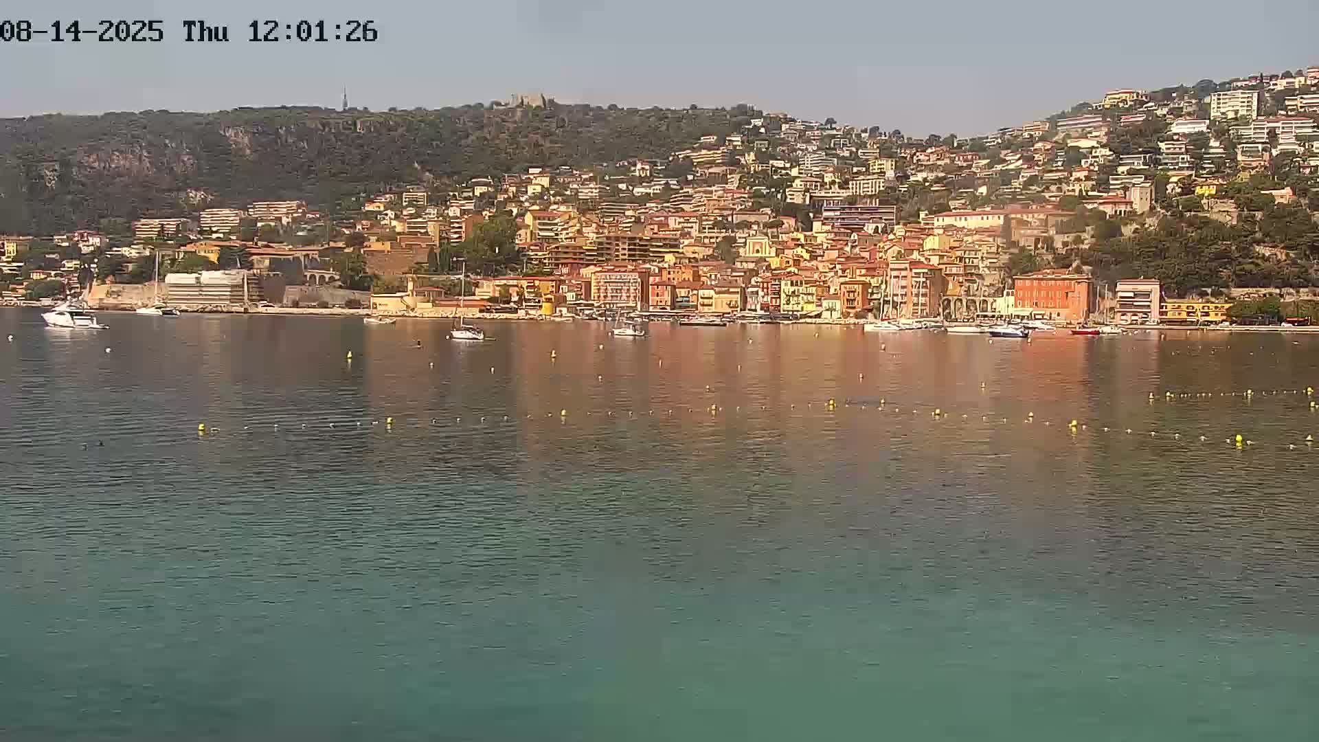 Villefranche-sur-Mer Commune Live Cam - Nice, Alpes-Maritimes, Provence-Alpes-Cote d’Azur, France