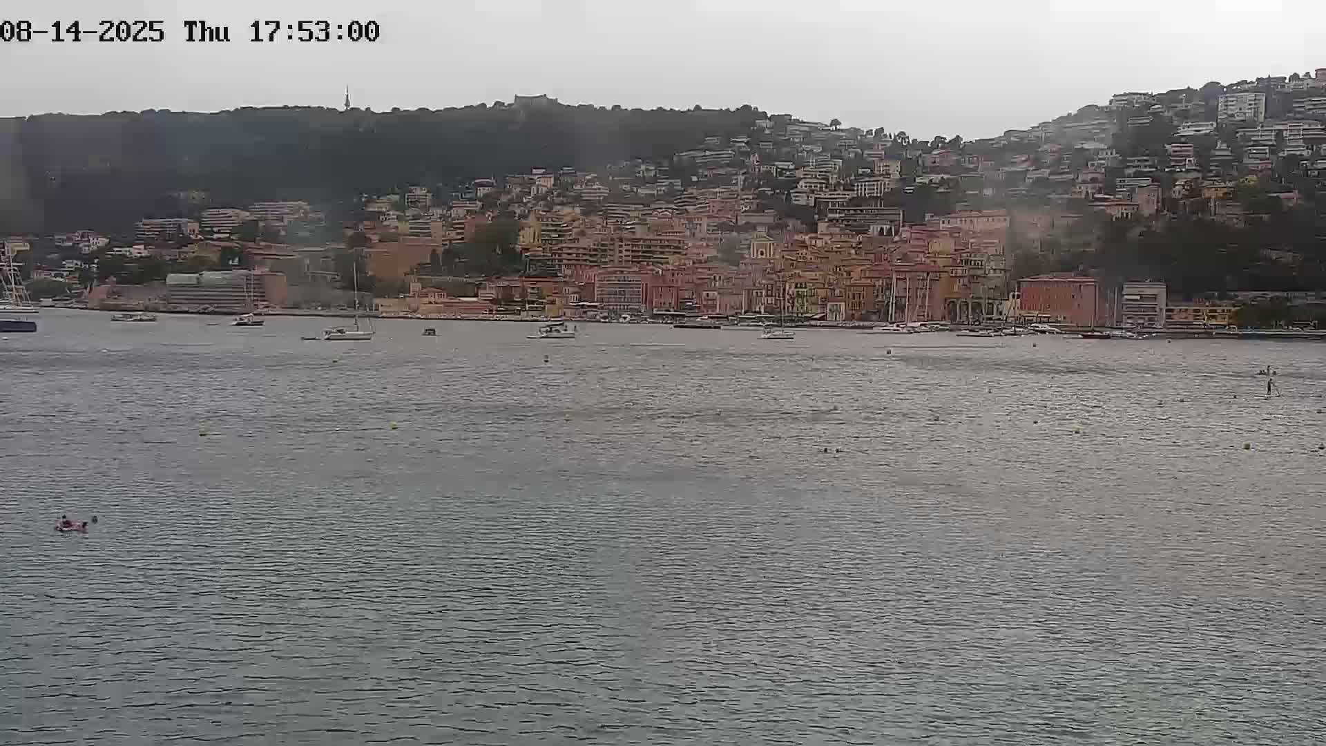 Villefranche-sur-Mer Commune Live Cam - Nice, Alpes-Maritimes, Provence-Alpes-Cote d’Azur, France