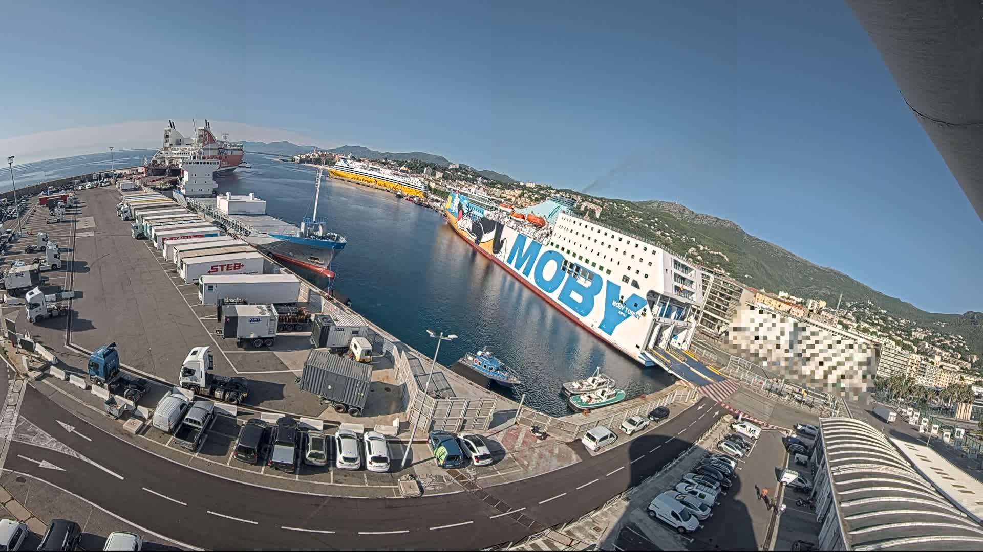 Port de Bastia Port & City Live Cam - Bastia, Haute-Corse, Corse, France