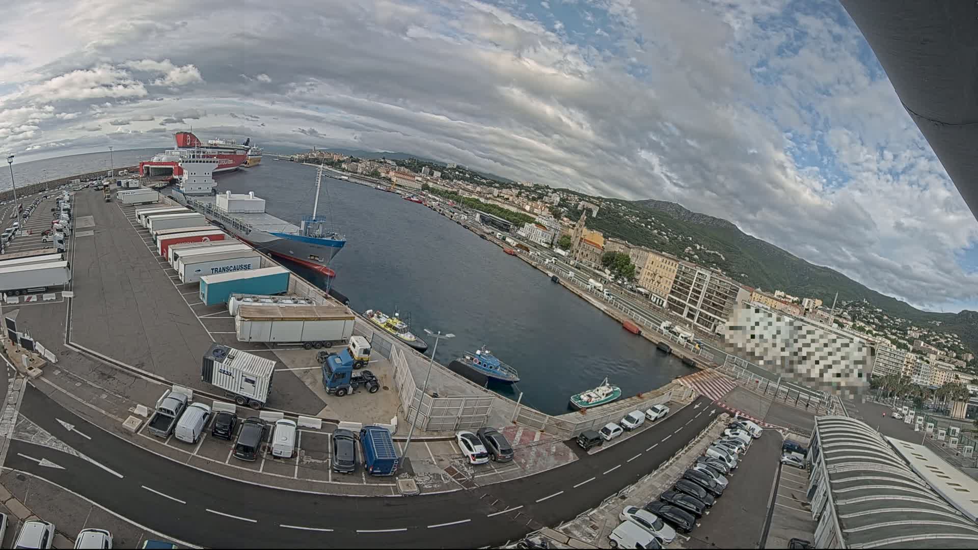Port de Bastia Port & City Live Cam - Bastia, Haute-Corse, Corse, France