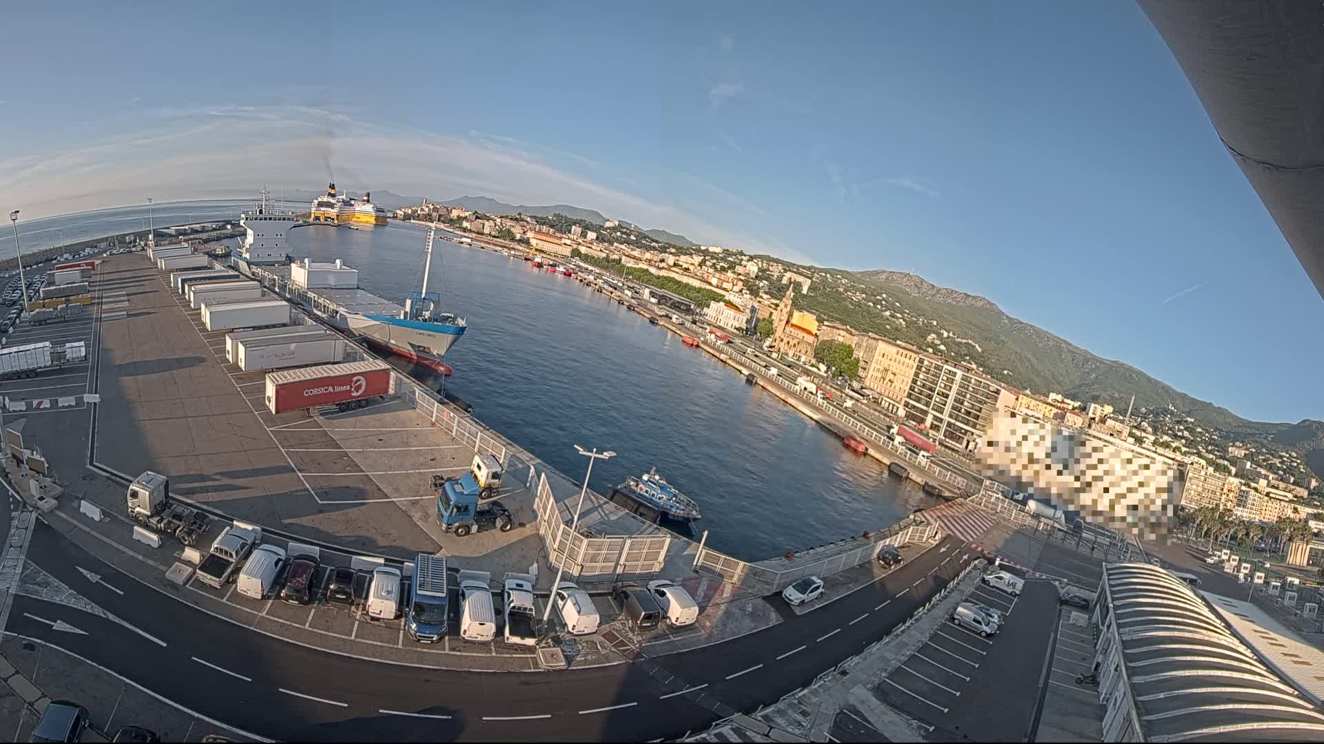 Port de Bastia Port & City Live Cam - Bastia, Haute-Corse, Corse, France