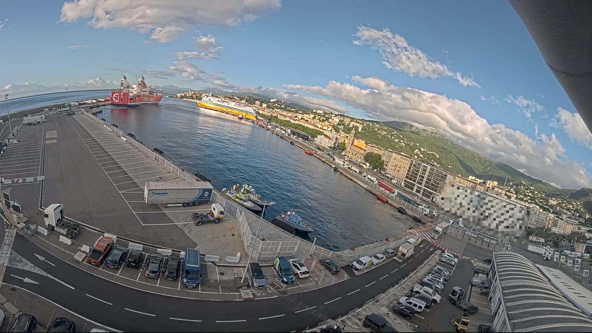 Port de Bastia Port & City Live Cam - Bastia, Haute-Corse, Corse, France