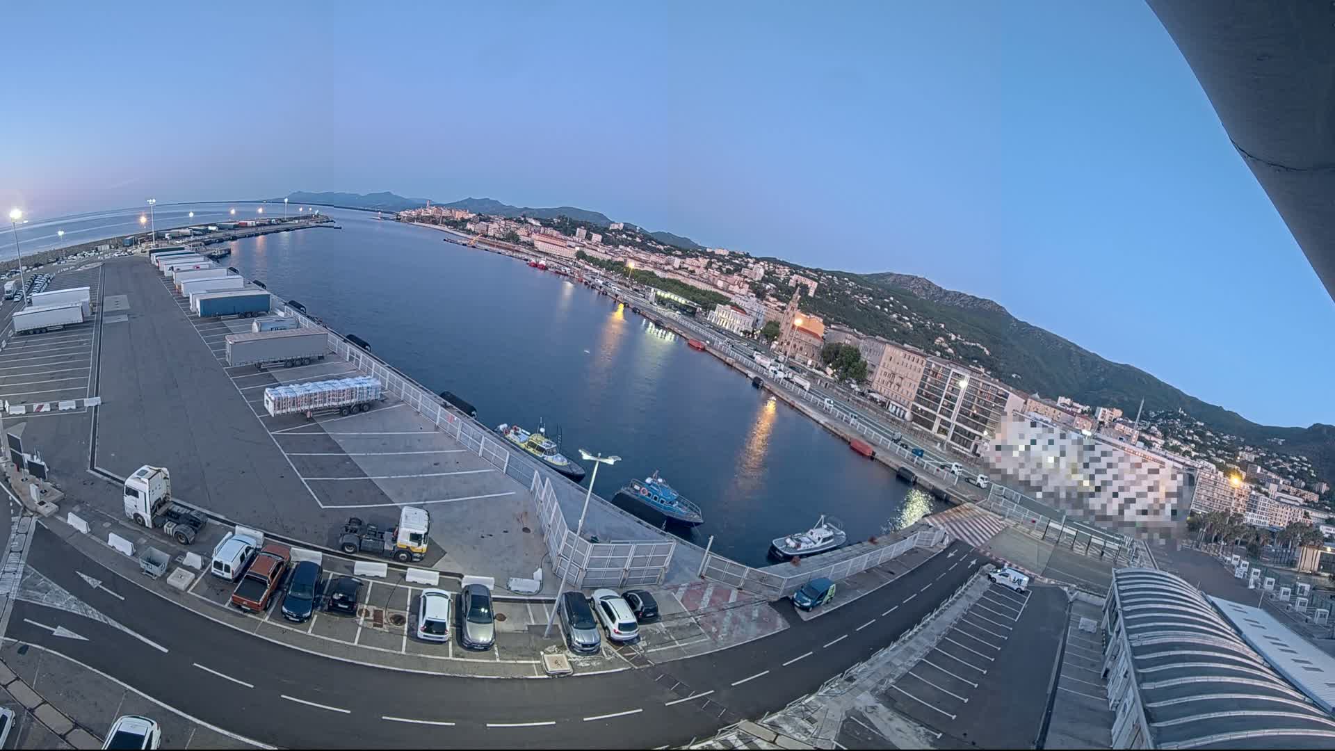 Port de Bastia Port & City Live Cam - Bastia, Haute-Corse, Corse, France