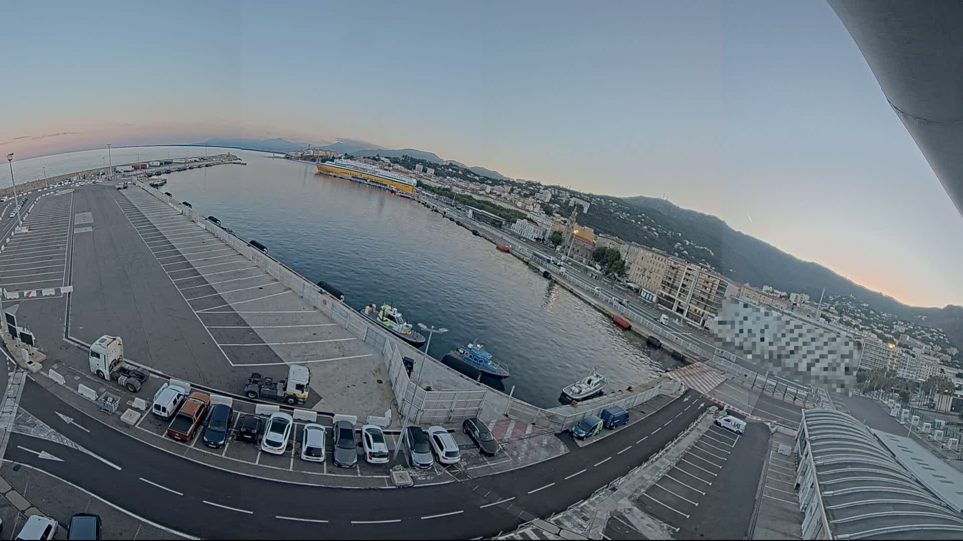 Port de Bastia Port & City Live Cam - Bastia, Haute-Corse, Corse, France