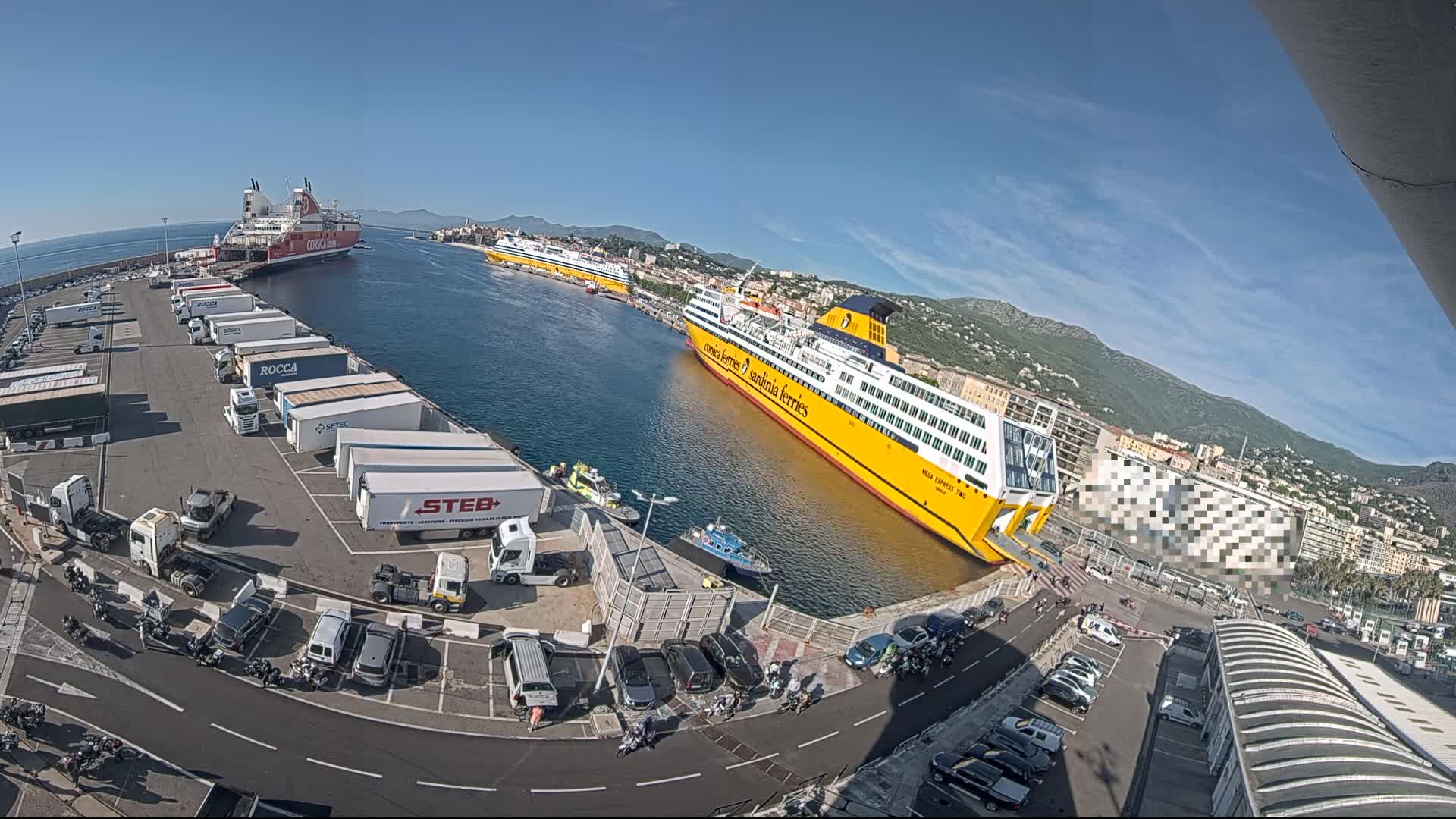 Port de Bastia Port & City Live Cam - Bastia, Haute-Corse, Corse, France