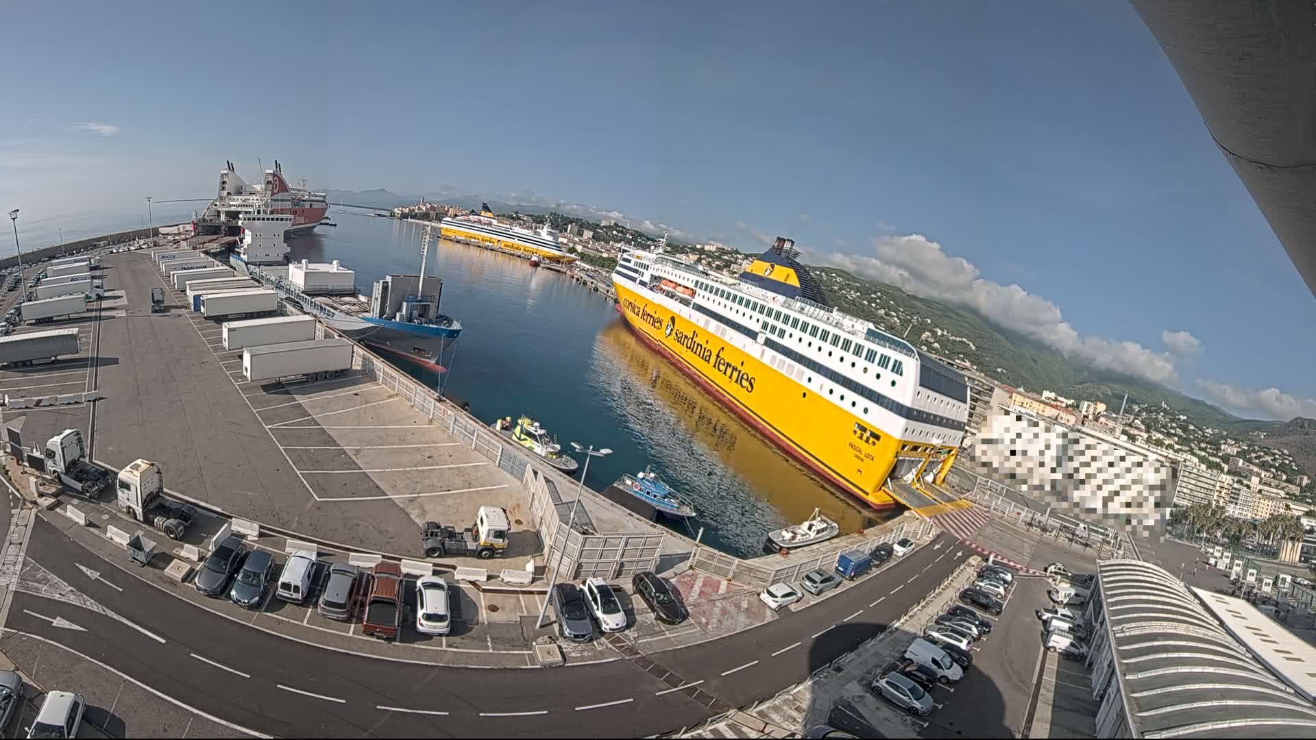 Port de Bastia Port & City Live Cam - Bastia, Haute-Corse, Corse, France