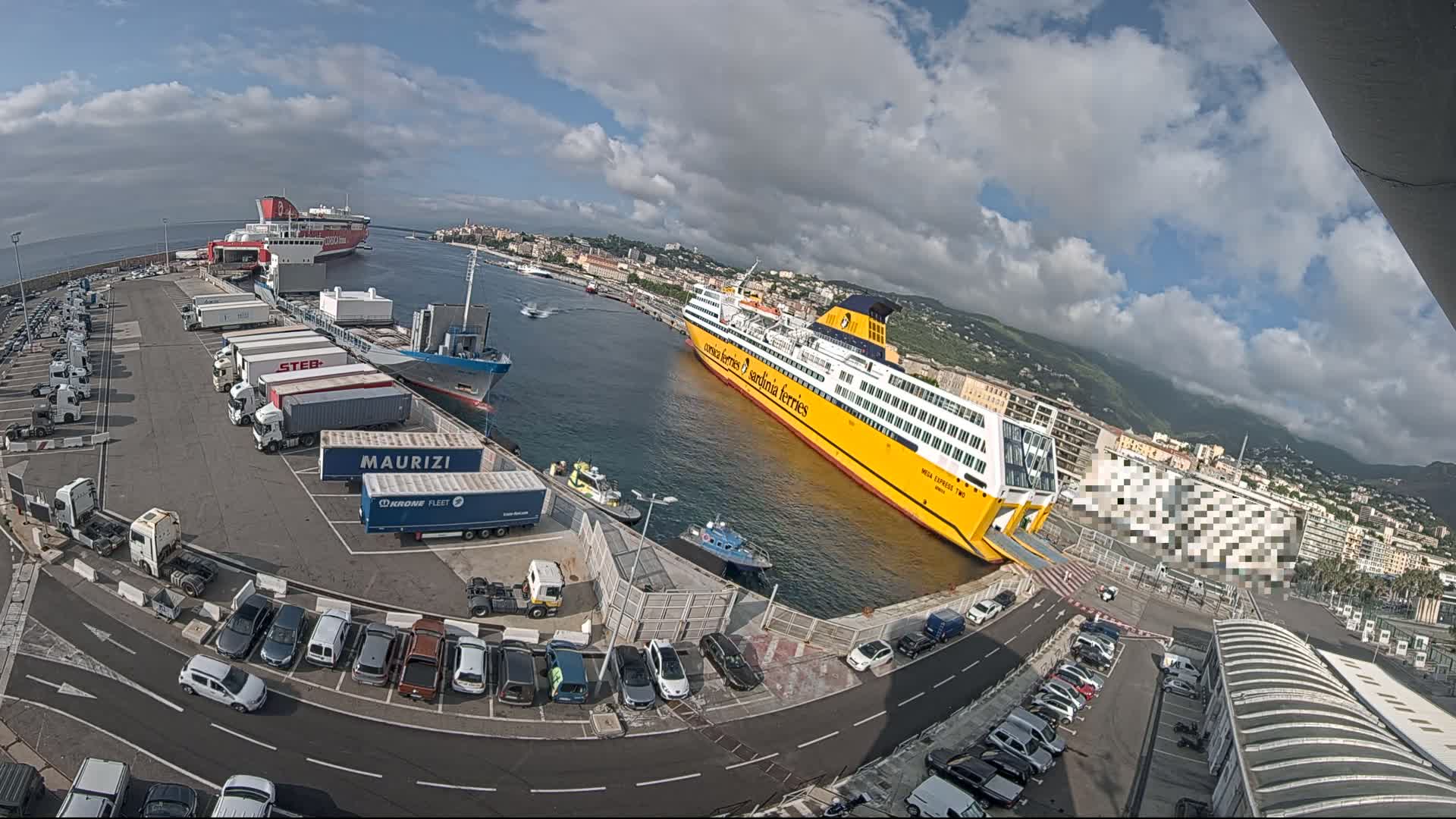 Port de Bastia Port & City Live Cam - Bastia, Haute-Corse, Corse, France