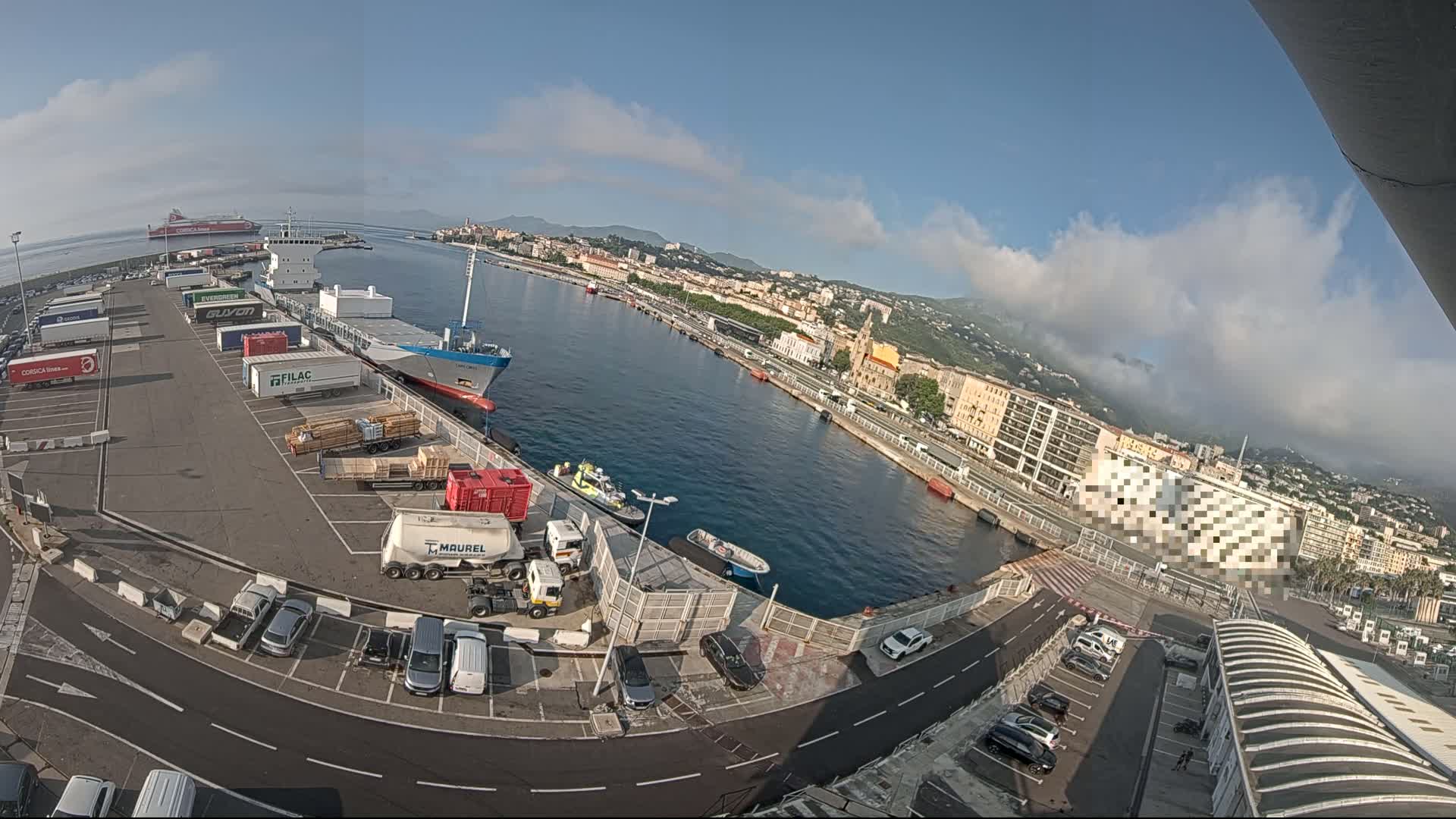 Port de Bastia Port & City Live Cam - Bastia, Haute-Corse, Corse, France