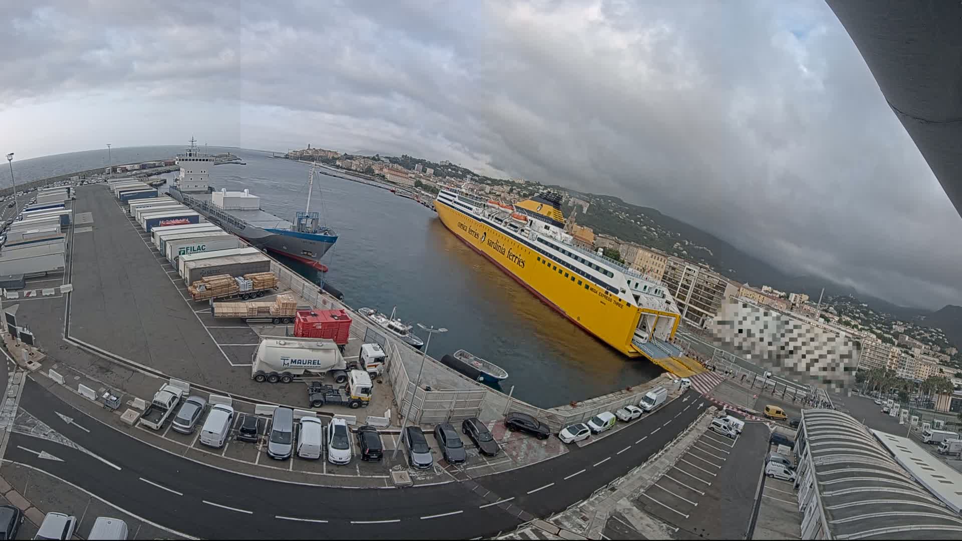 Port de Bastia Port & City Live Cam - Bastia, Haute-Corse, Corse, France