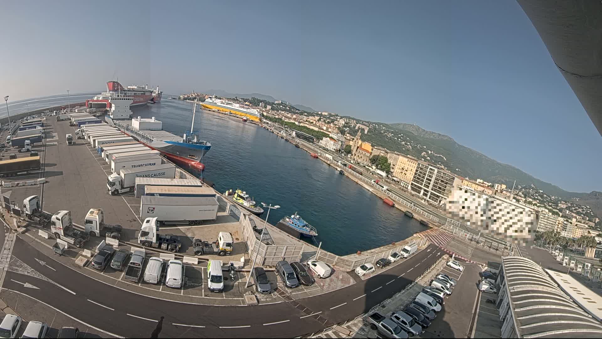 Port de Bastia Port & City Live Cam - Bastia, Haute-Corse, Corse, France