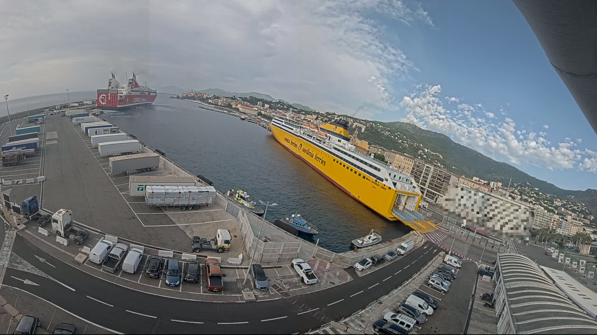 Port de Bastia Port & City Live Cam - Bastia, Haute-Corse, Corse, France
