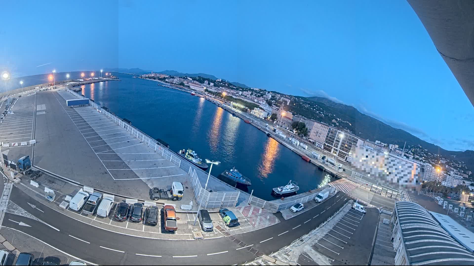 Port de Bastia Port & City Live Cam - Bastia, Haute-Corse, Corse, France