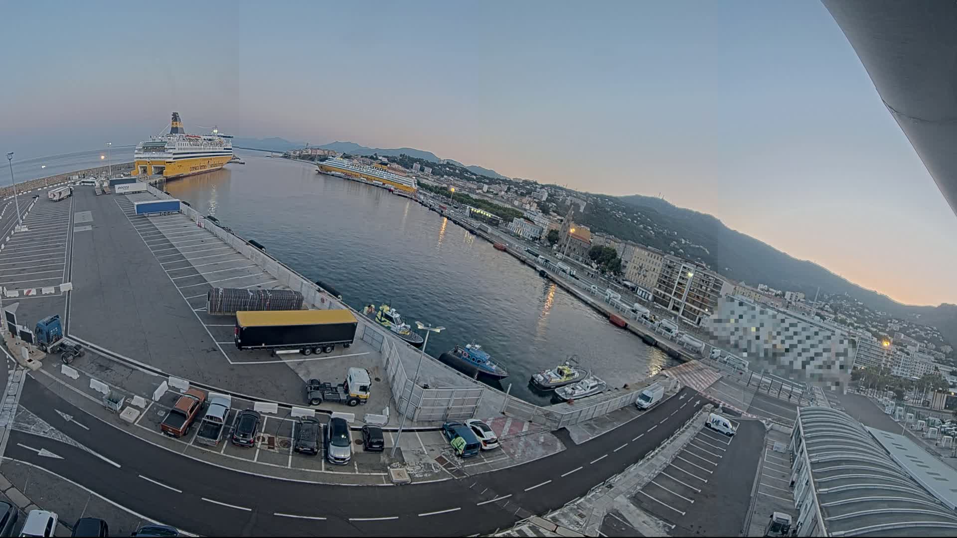 Port de Bastia Port & City Live Cam - Bastia, Haute-Corse, Corse, France