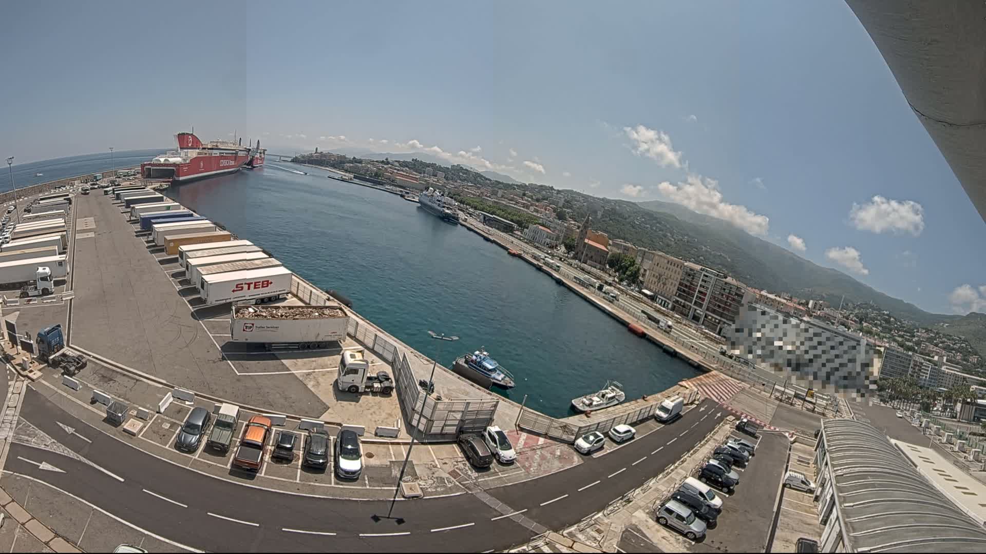 Port de Bastia Port & City Live Cam - Bastia, Haute-Corse, Corse, France