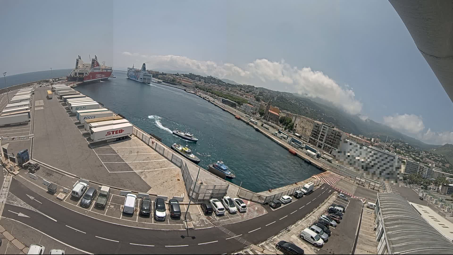 Port de Bastia Port & City Live Cam - Bastia, Haute-Corse, Corse, France