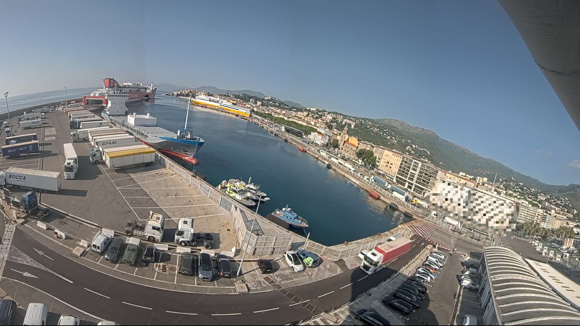 Port de Bastia Port & City Live Cam - Bastia, Haute-Corse, Corse, France
