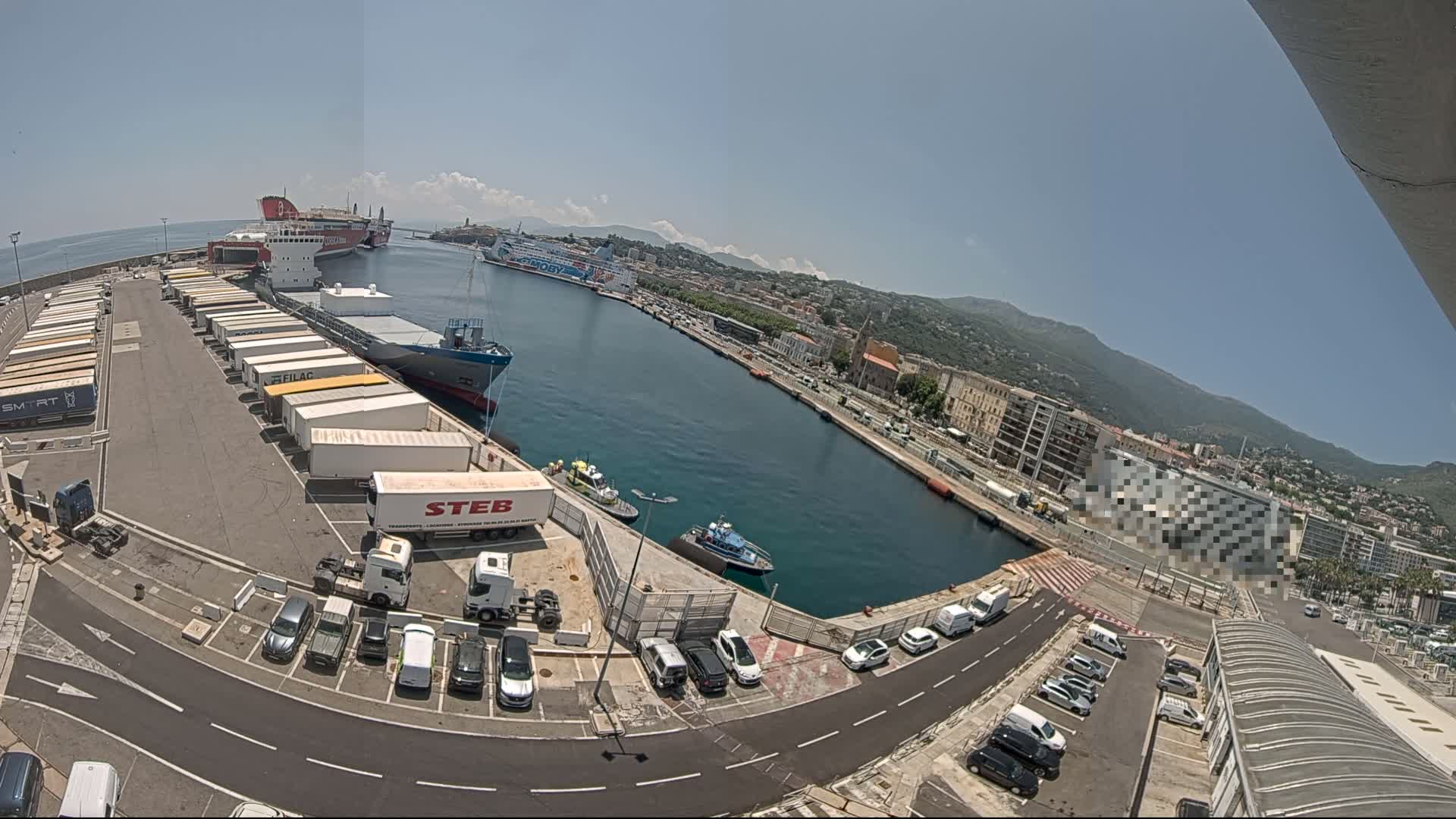 Port de Bastia Port & City Live Cam - Bastia, Haute-Corse, Corse, France