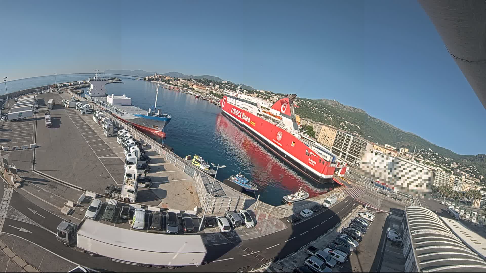 Port de Bastia Port & City Live Cam - Bastia, Haute-Corse, Corse, France