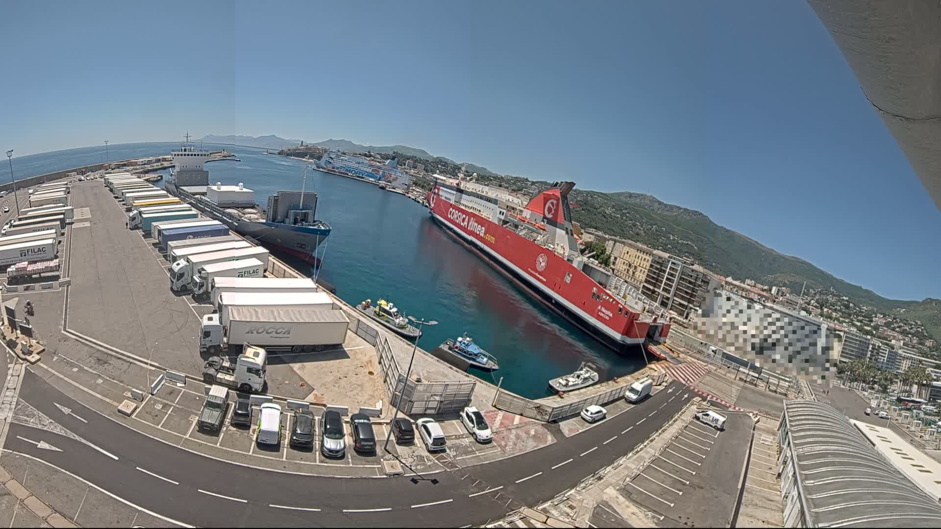 Port de Bastia Port & City Live Cam - Bastia, Haute-Corse, Corse, France