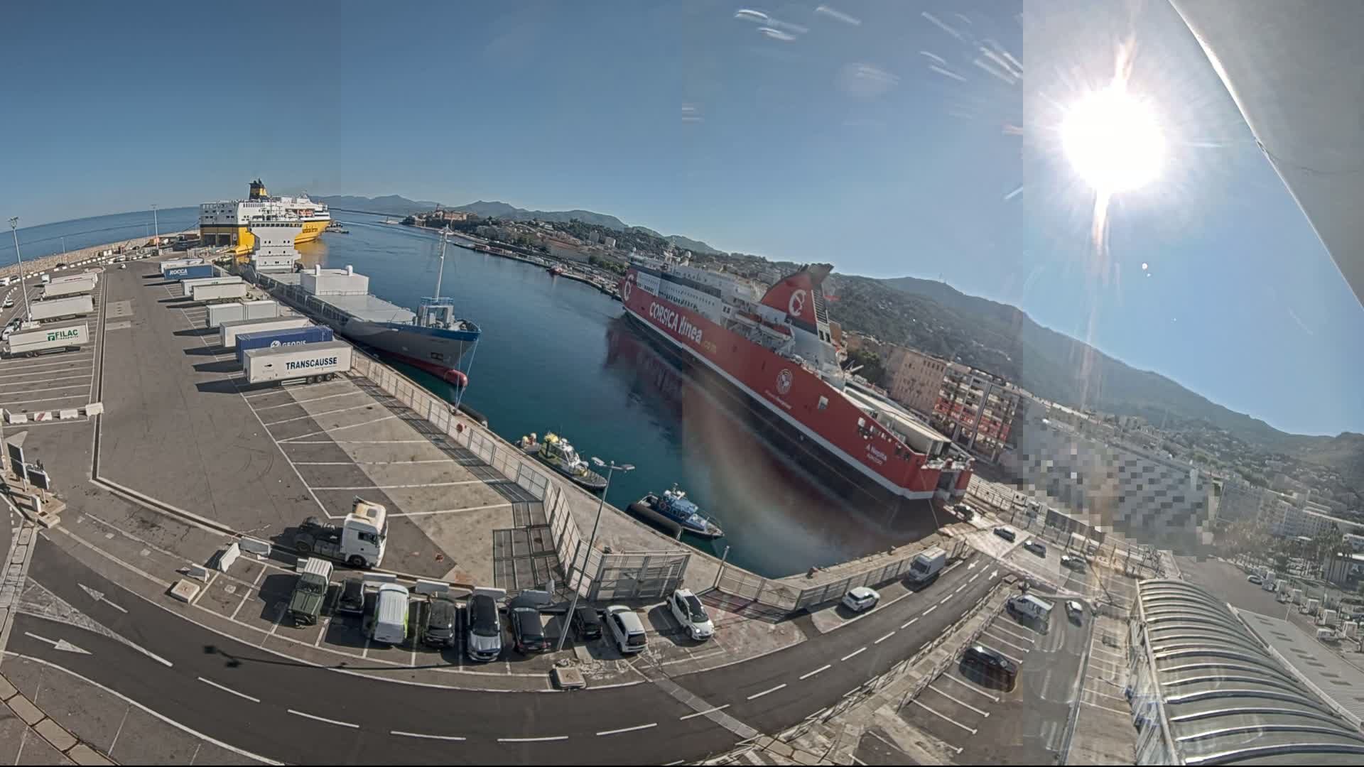 Port de Bastia Port & City Live Cam - Bastia, Haute-Corse, Corse, France