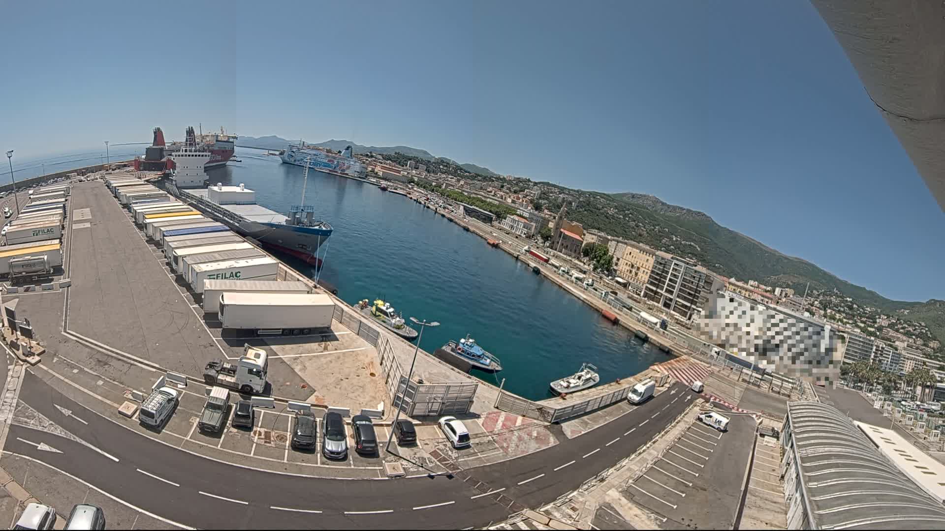 Port de Bastia Port & City Live Cam - Bastia, Haute-Corse, Corse, France