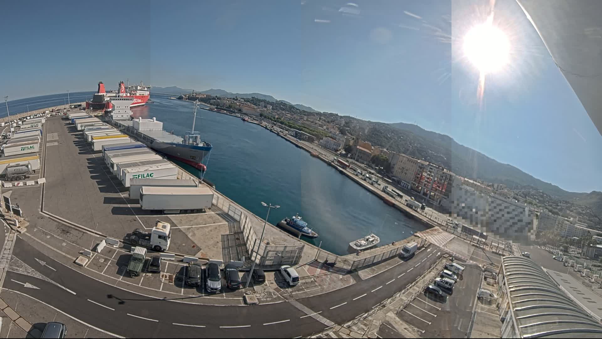 Port de Bastia Port & City Live Cam - Bastia, Haute-Corse, Corse, France