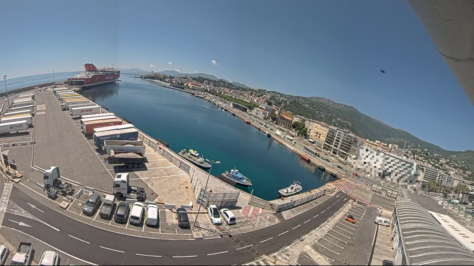 Port de Bastia Port & City Live Cam - Bastia, Haute-Corse, Corse, France